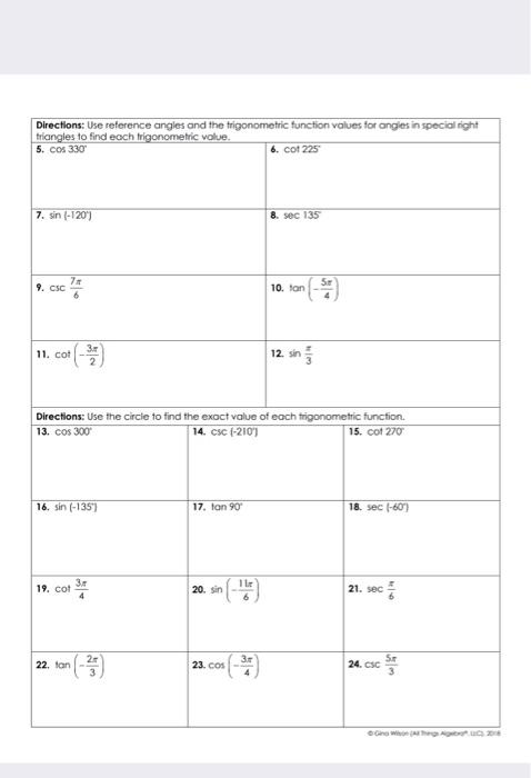 unit 5 trigonometric functions homework 7 law of sines answers