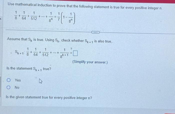 Solved Use Mathematical Induction To Prove That The | Chegg.com