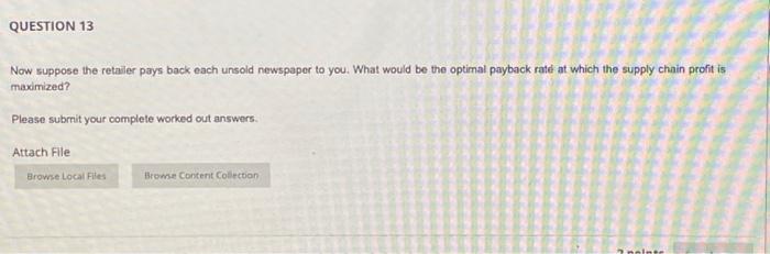 I fon't understand how to work question 13. question | Chegg.com