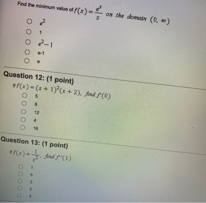 Solved Question 9 1 Point F X D Hit Sf 3 O Ooooo Ze Chegg Com