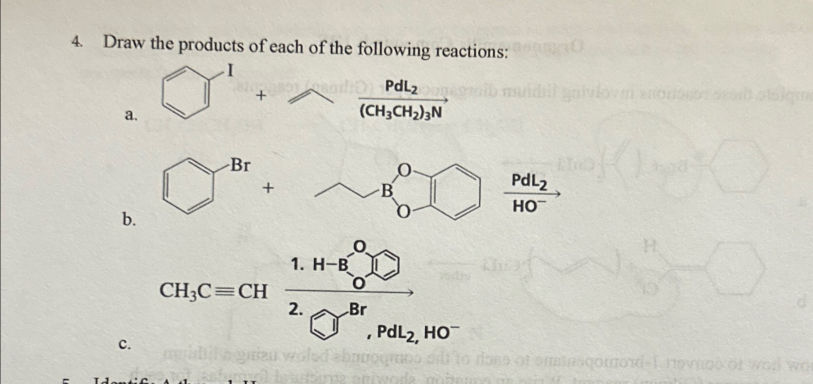 Solved Draw the products of each of the following | Chegg.com