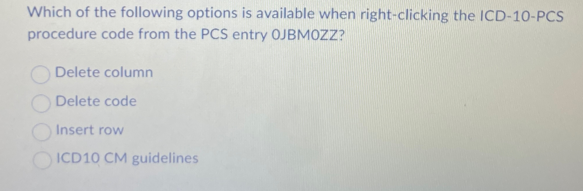 Solved Which of the following options is available when | Chegg.com
