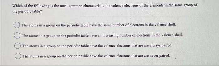 Solved Which of the following is the most common Chegg