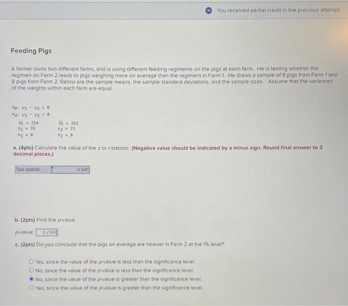 Solved A farmer owns two different farms, and is using | Chegg.com