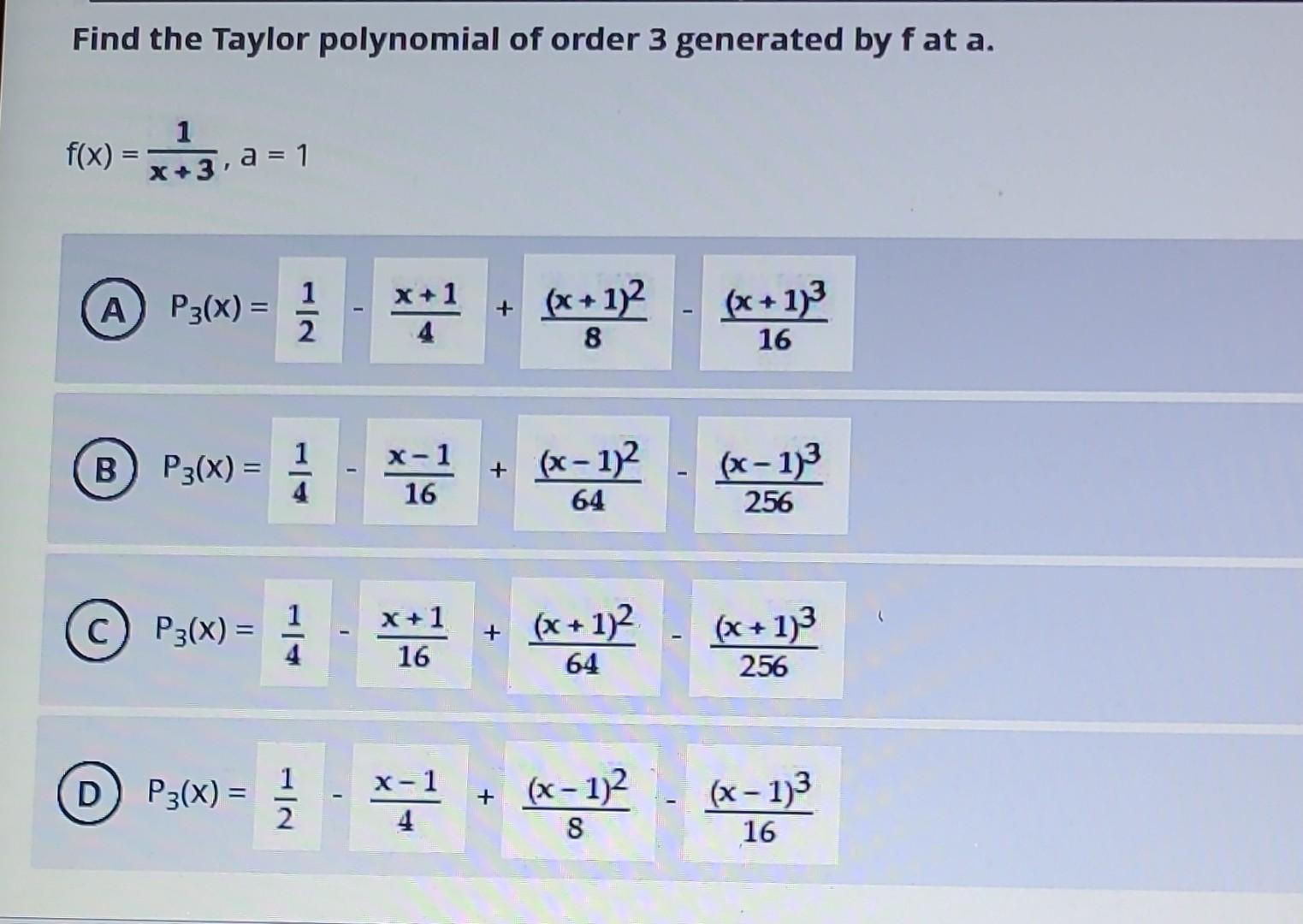 solved-find-the-taylor-polynomial-of-order-3-generated-by-f-chegg