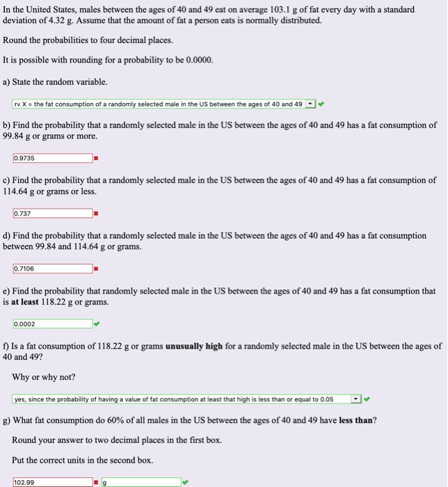 Solved According to the WHO MONICA Project the mean blood
