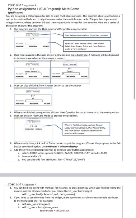 assignment 4 python