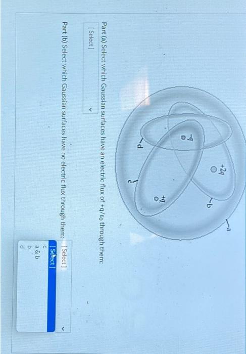 Solved The figure shows four Gaussian surfaces surrounding a | Chegg.com