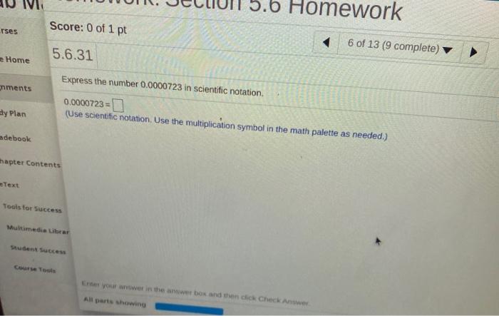 Solved Score: 0 of 1 pt 9 of 13 (9 X 5.6.41 Perform the | Chegg.com