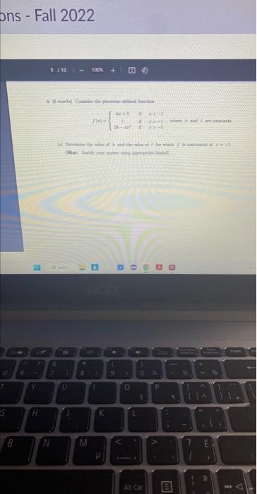 Solved solve for part b I have the answer for part a | Chegg.com