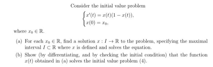 Solved Consider the initial value problem | Chegg.com