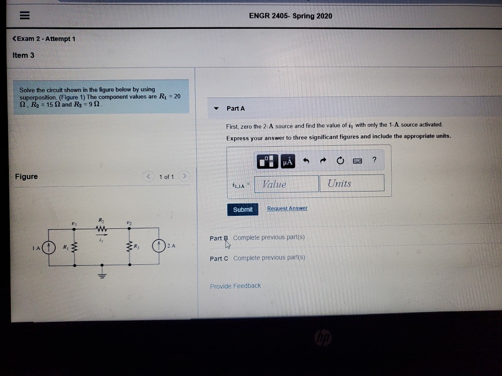 Solved Solve the circuit shown in the figure below by using | Chegg.com