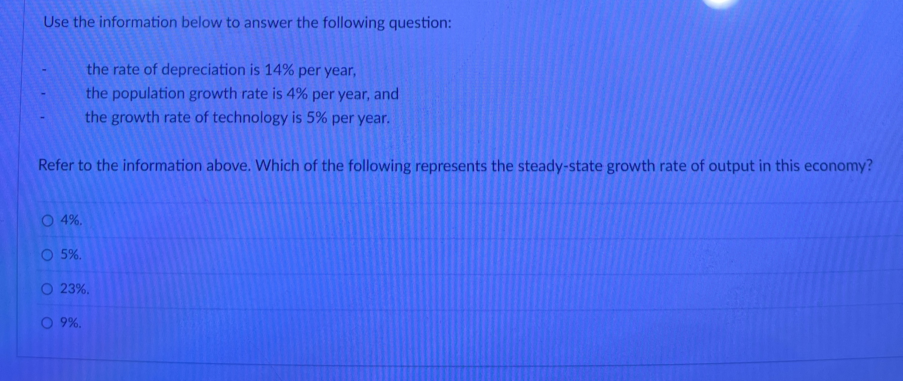 Solved Use the information below to answer the following | Chegg.com
