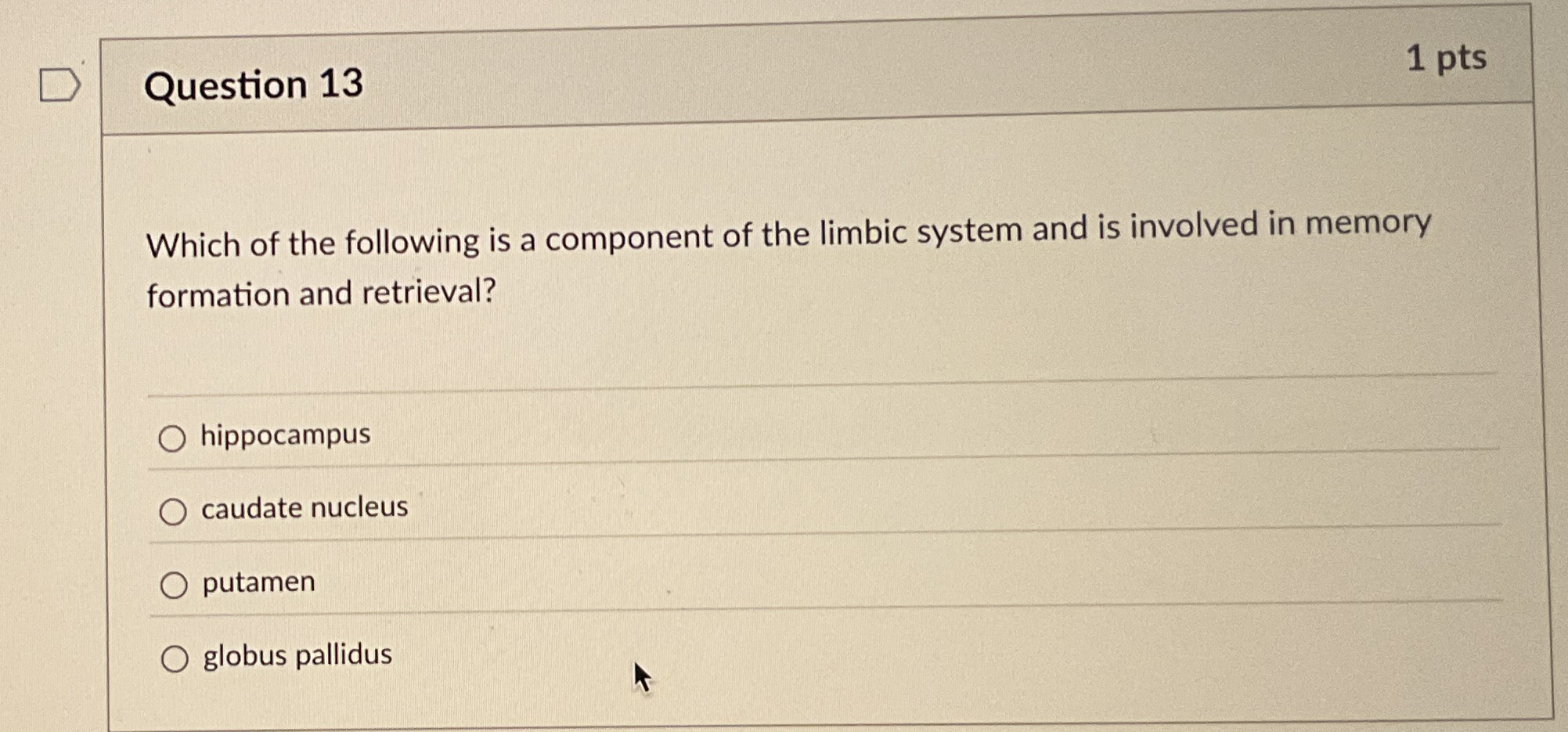 Solved Question Ptswhich Of The Following Is A Chegg Com