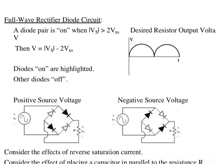Solved Diode as a HalfWave Rectifier HalfWave Rectifier