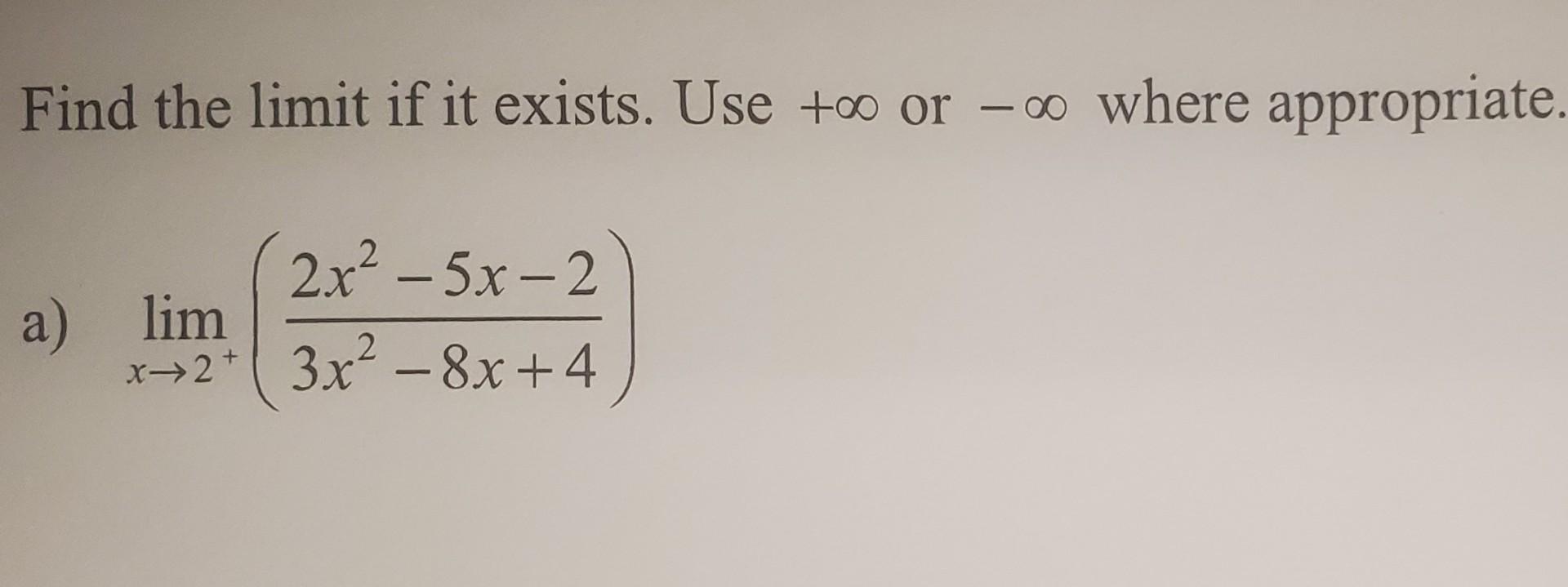 Solved have to use calc 1 methods to solve, and show work | Chegg.com