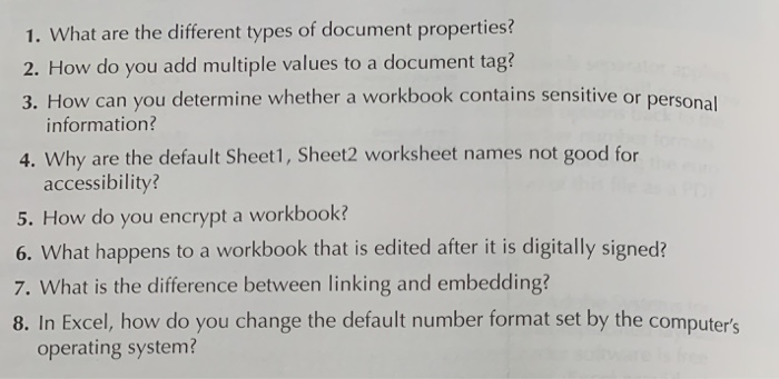 Add Document Properties In Excel