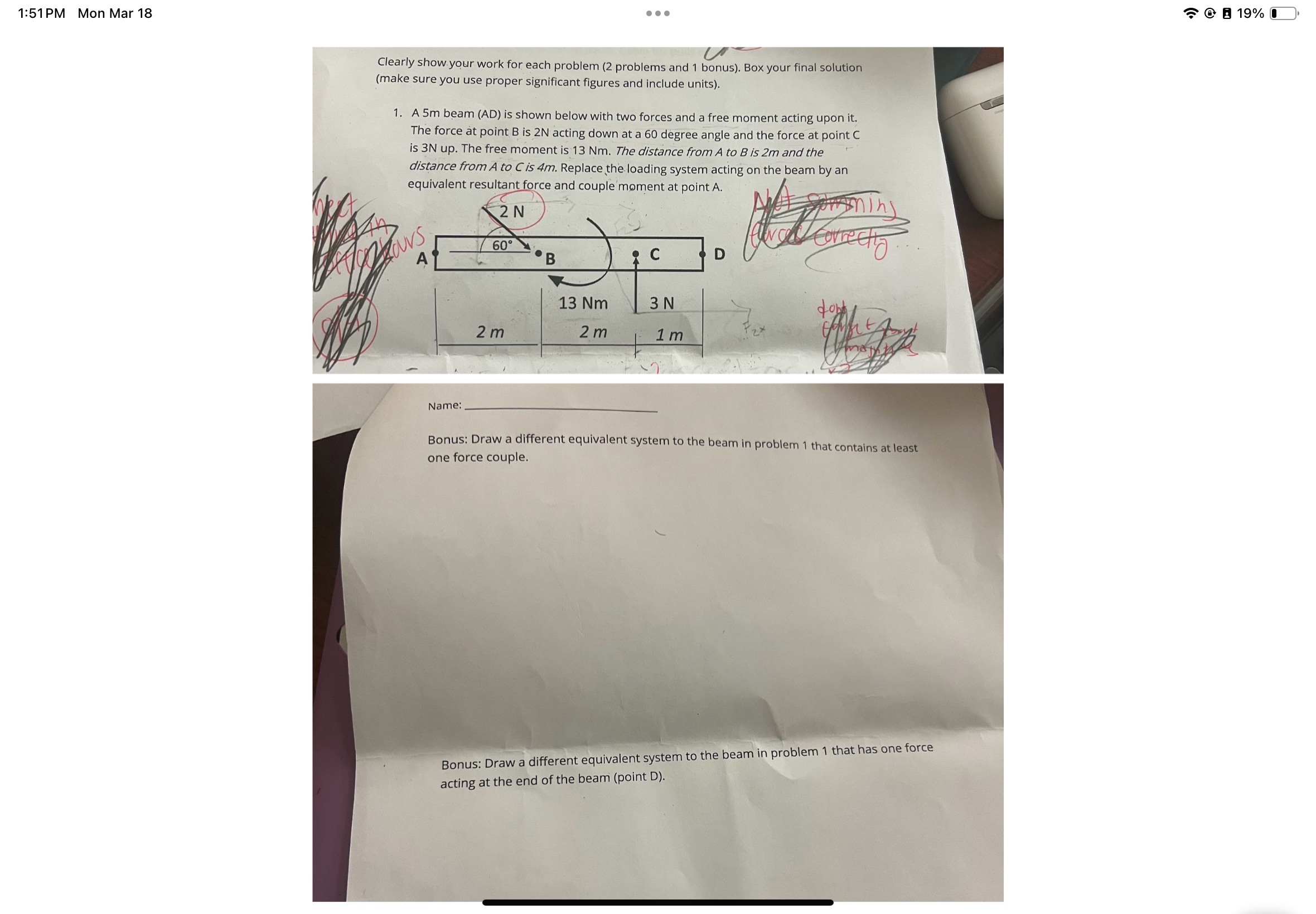 Solved Clearly show your work for each problem (2 ﻿problems | Chegg.com