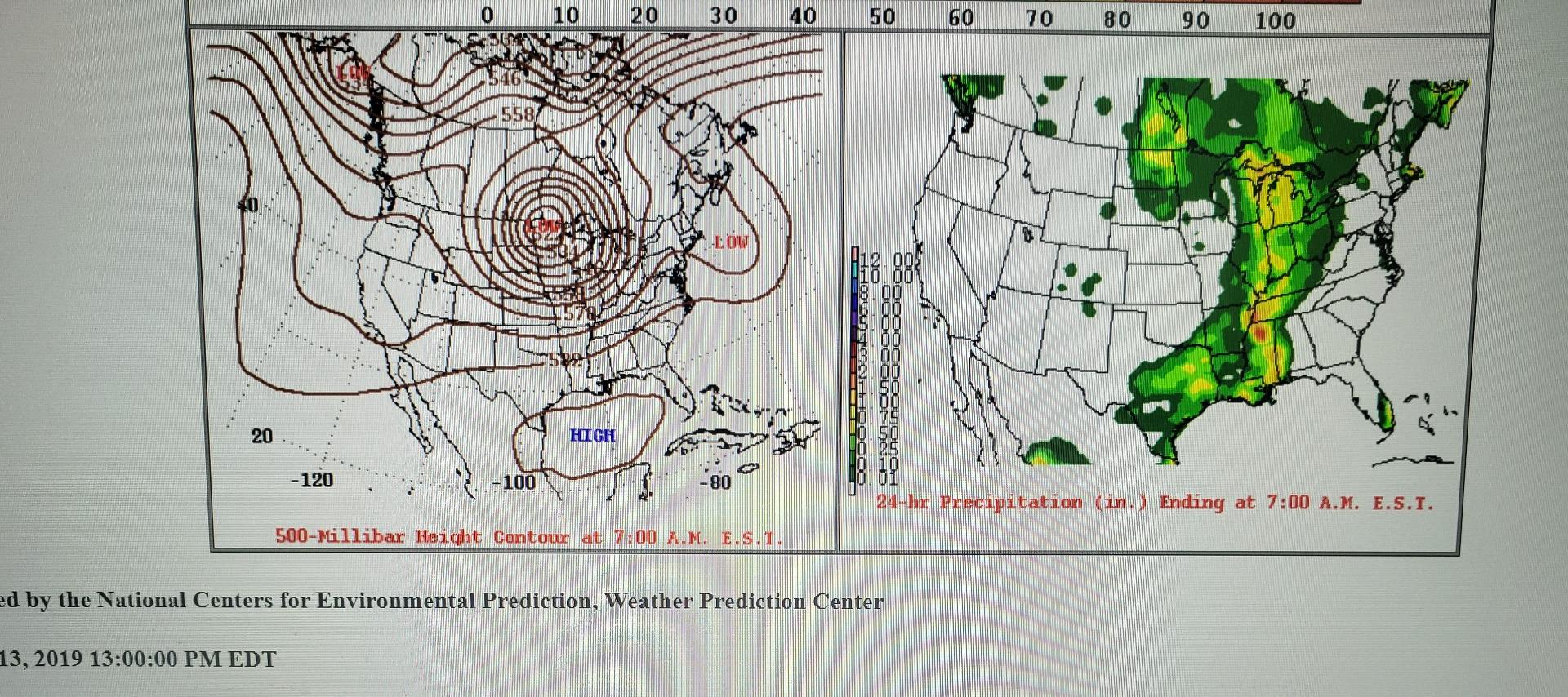 Solved Daily Weather Maps SATURDAY OCTOBER 12, 2019 101M | Chegg.com