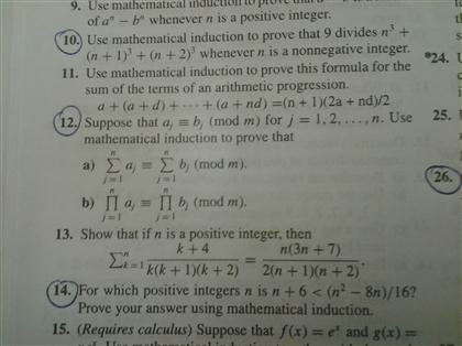 Solved Show that if n is a positive integer, then k + 4/k(k | Chegg.com