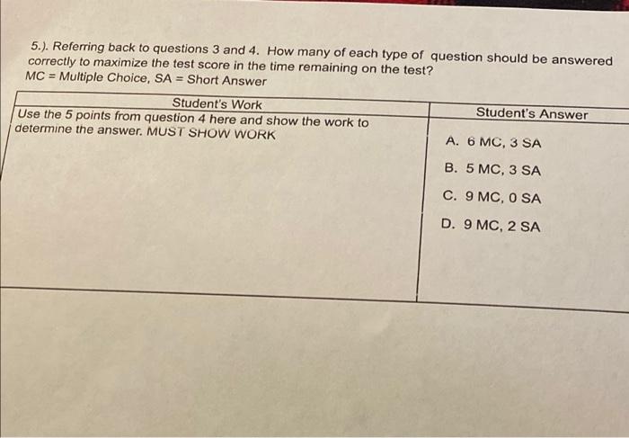 Solved = Linear Programming - A student has 30 minutes to | Chegg.com