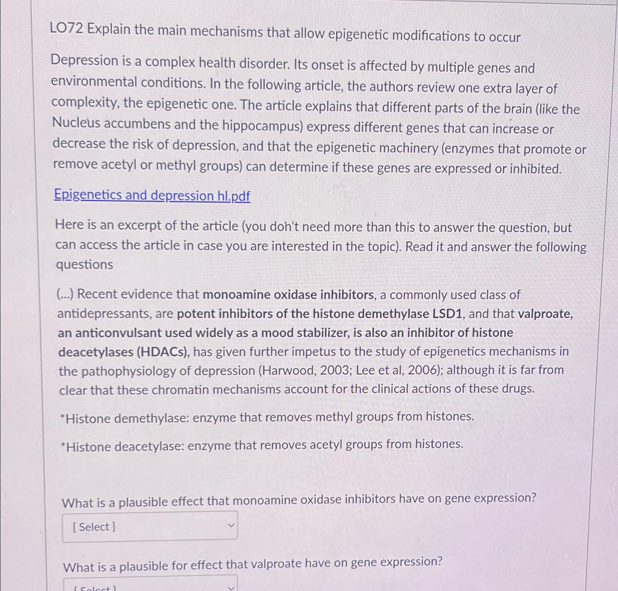 Solved LO72 ﻿Explain the main mechanisms that allow | Chegg.com