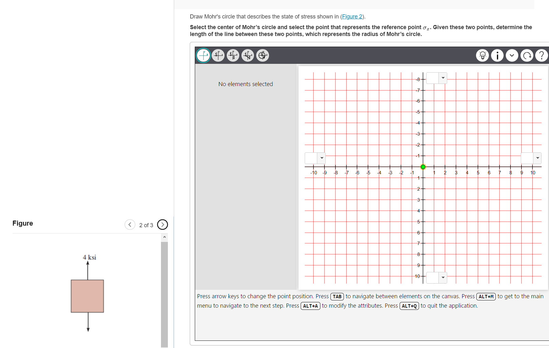 Solved Draw Mohr's circle that describes the state of stress | Chegg.com