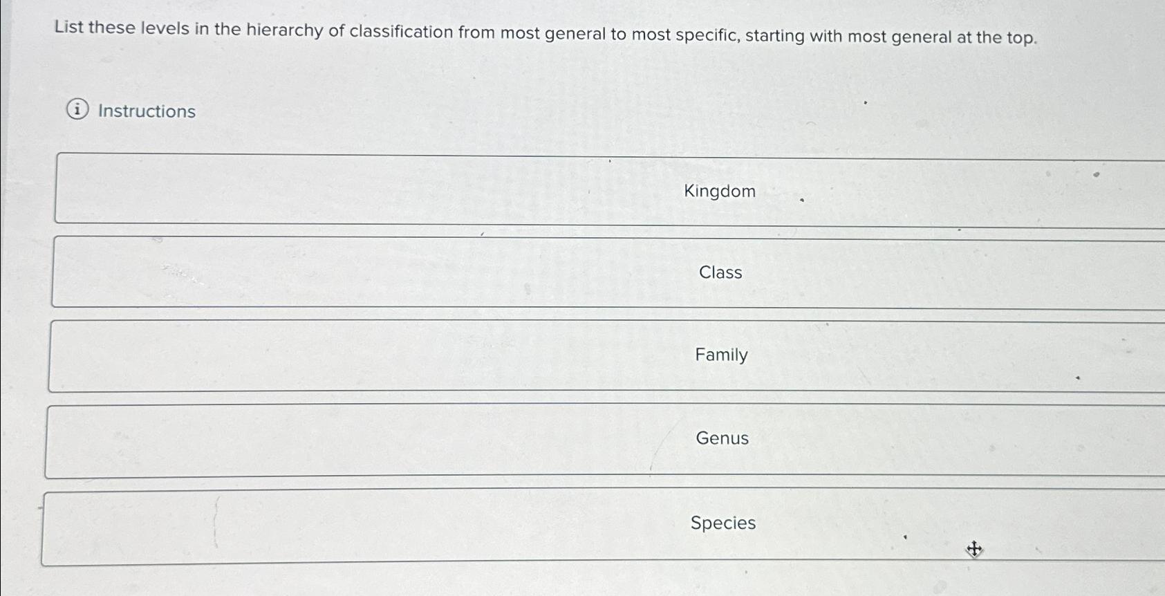 solved-list-these-levels-in-the-hierarchy-of-classification-chegg