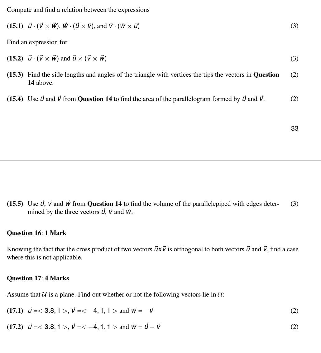 Solved Compute and find a relation between the expressions | Chegg.com