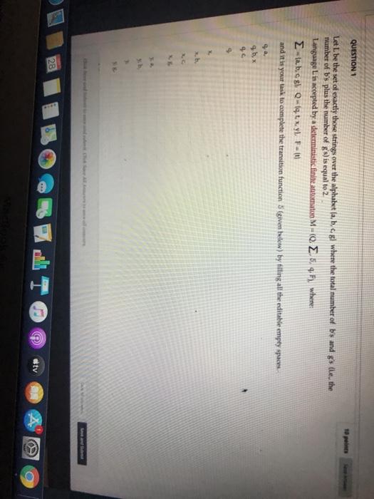 Solved QUESTION 1 10 points Let L be the set of exactly | Chegg.com