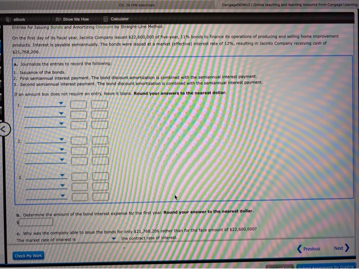 cengage chapter 14 homework answers