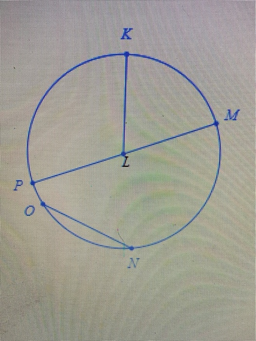Solved A Circle With Center L Is Shown In The Figure Below Chegg Solved A Circle With Center L Is Shown In The Figure Below Chegg