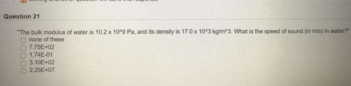 Solved Question 21 