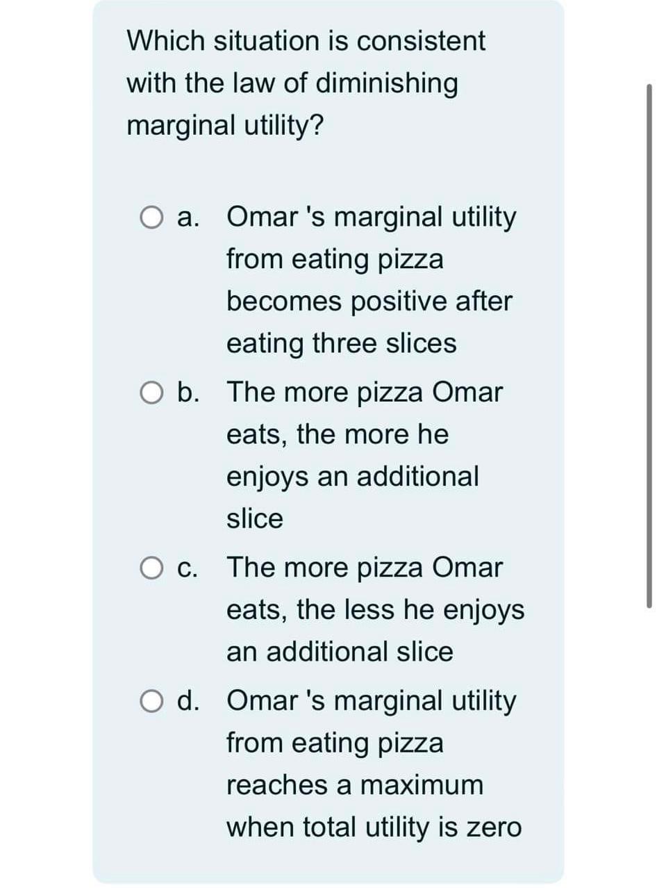 Solved Which situation is consistent with the law of | Chegg.com