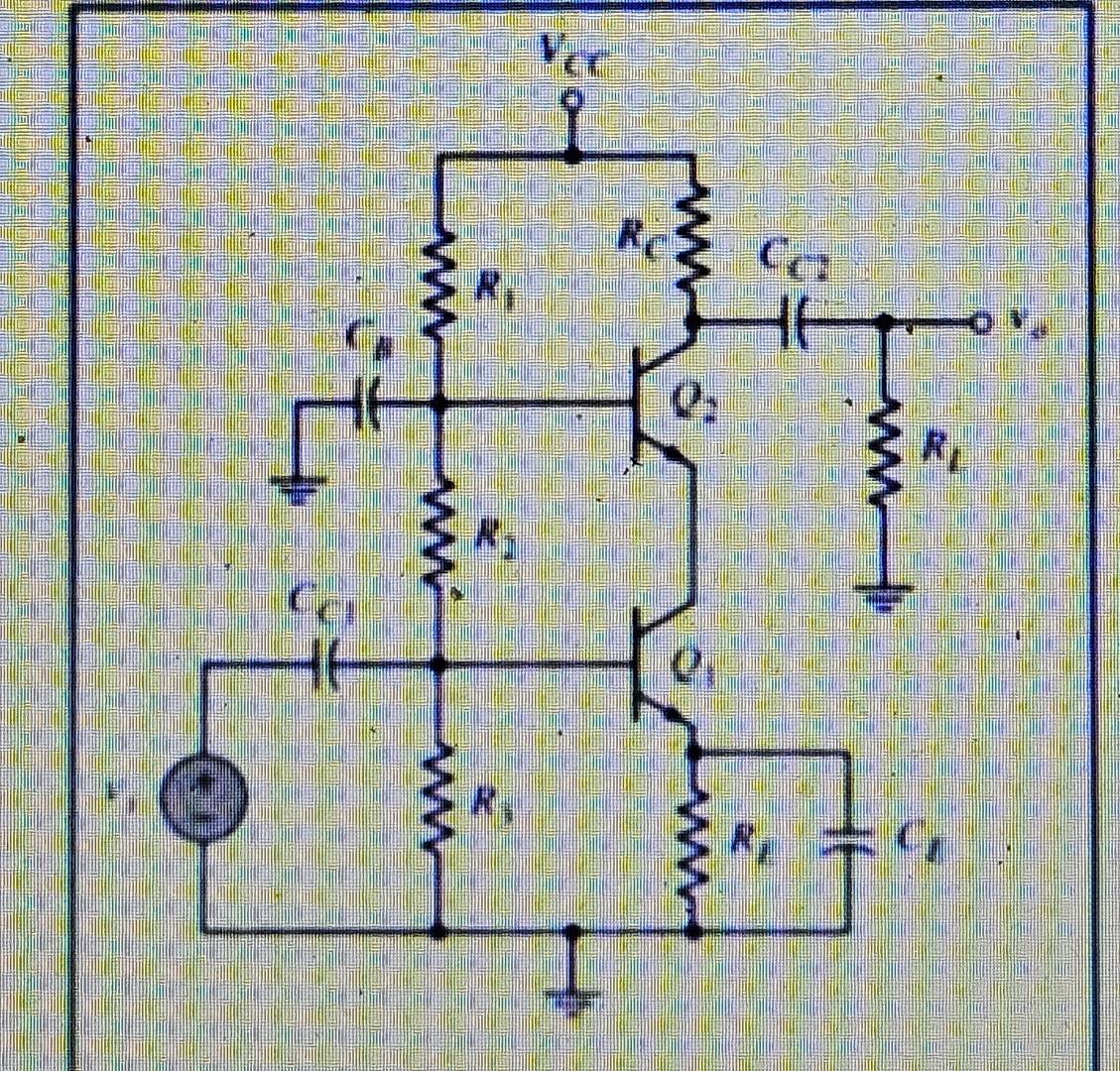 Draw Small Signal Equivalent Circuit And Find | Chegg.com