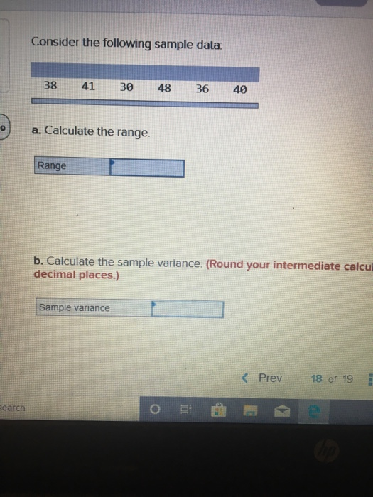 find the range of the following data 70 62 38