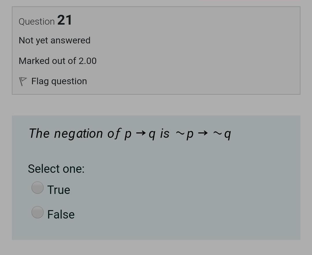 Solved Question 23 Not Yet Answered Marked Out Of 2 00 P Chegg Com