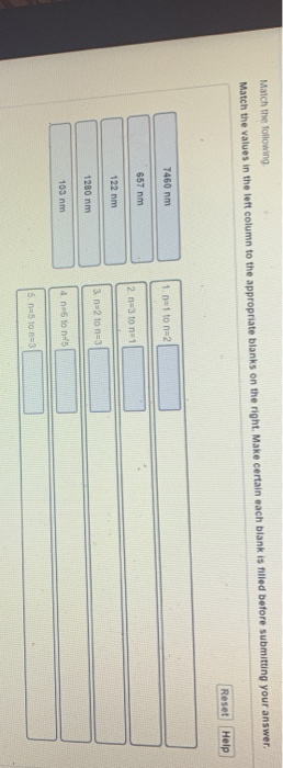Solved Match The Following Match The Values In The Left Chegg Solved Match The Following Match The Values In The Left Chegg