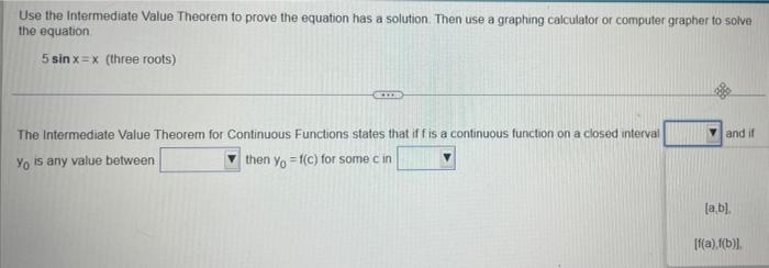 Solved Use the Intermediate Value Theorem to prove the | Chegg.com