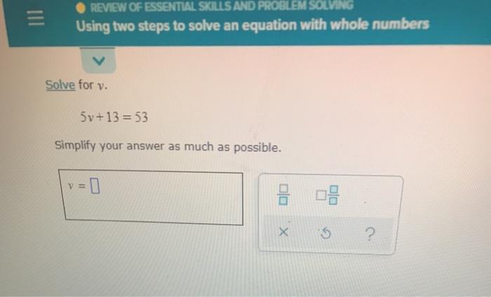 Solved REVIEW OF ESSENTIAL SKILLS AND PROBLEM SOLVING Using | Chegg.com