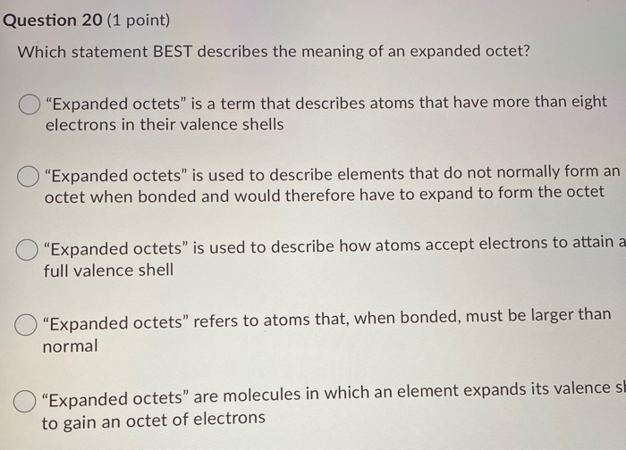 expanded octet