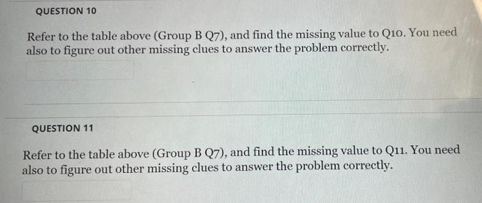 Solved Problems 7 11 Refer To The Table Below What Is 7571