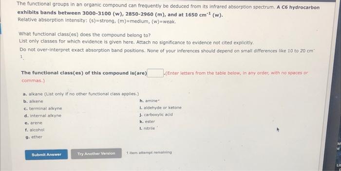 solved-the-functional-groups-in-an-organic-compound-can-chegg