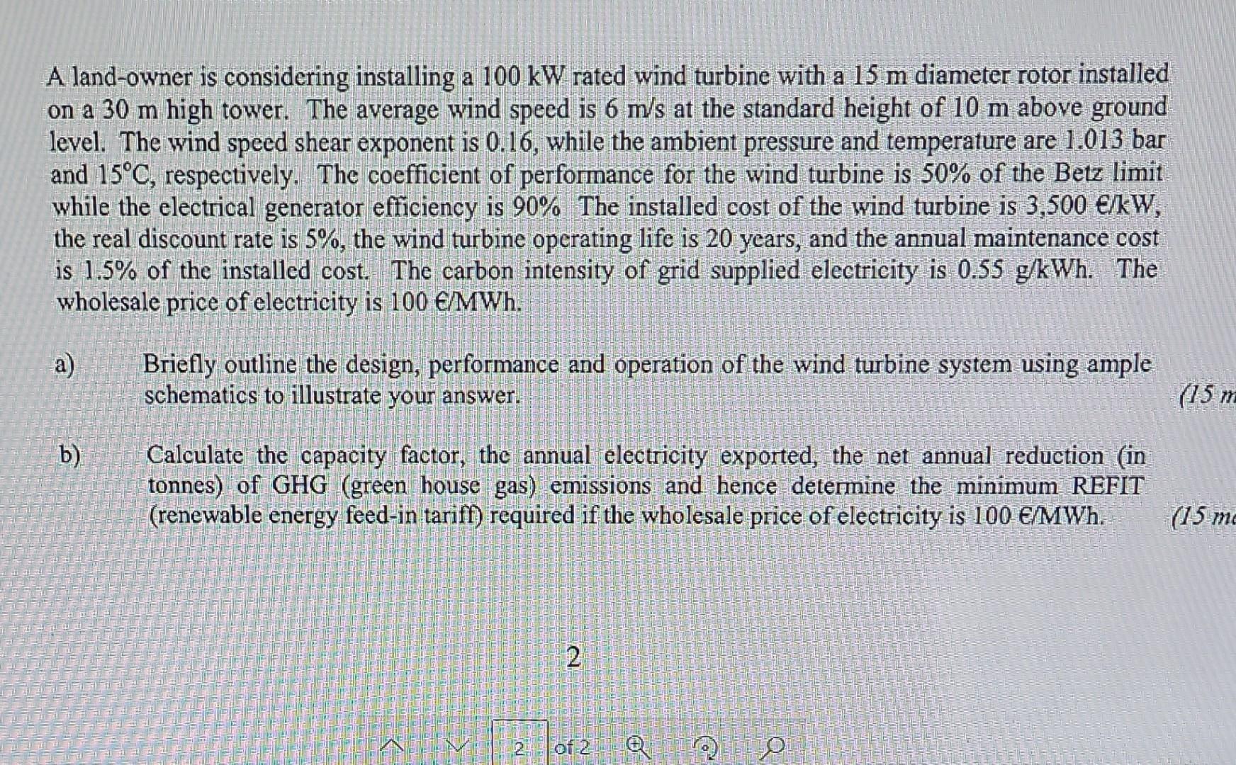 Rated Wind Speed - an overview