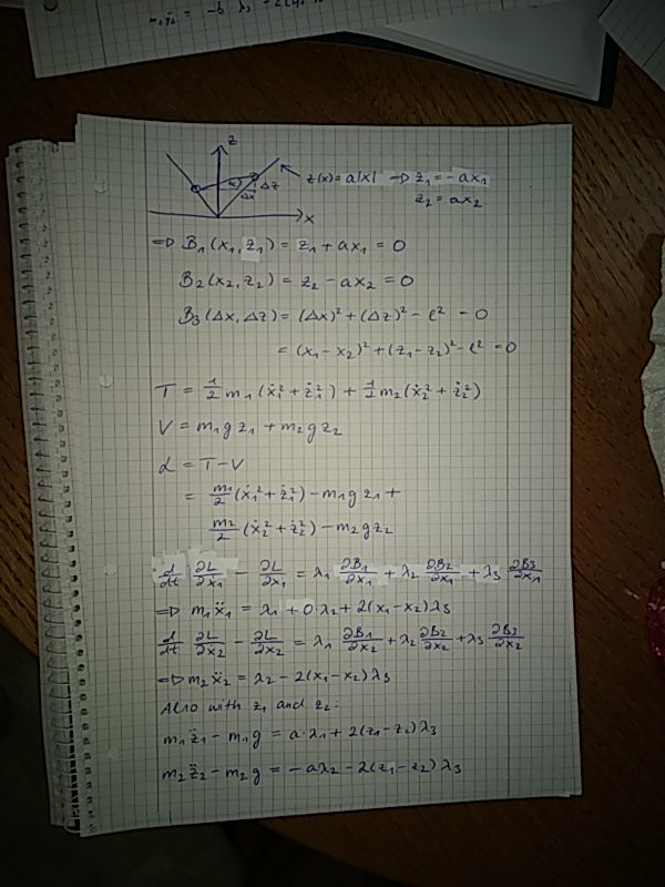 Two Particles Of Mass M1 And M2 Are Moving On Two Chegg Com