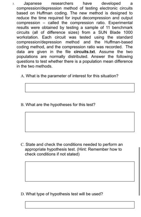 Solved 3. Japanese researchers have developed a | Chegg.com