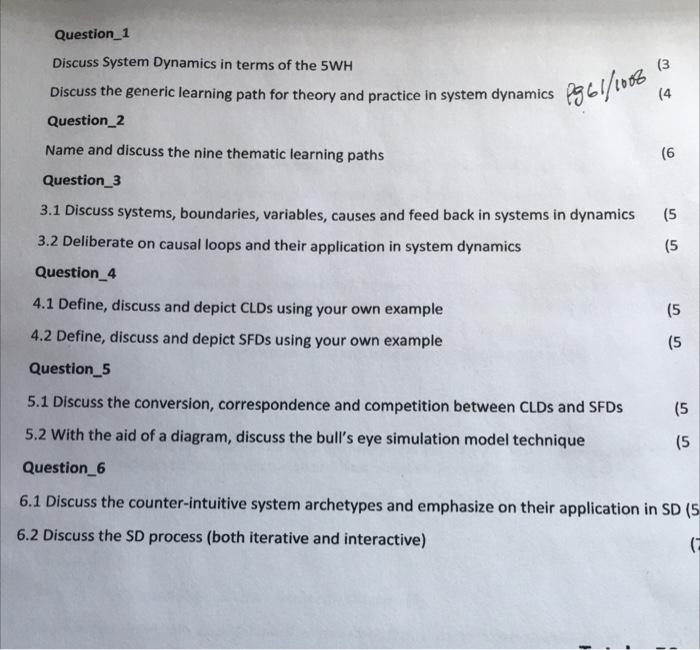 [Solved] Simulation assignment Discuss System Dynamic