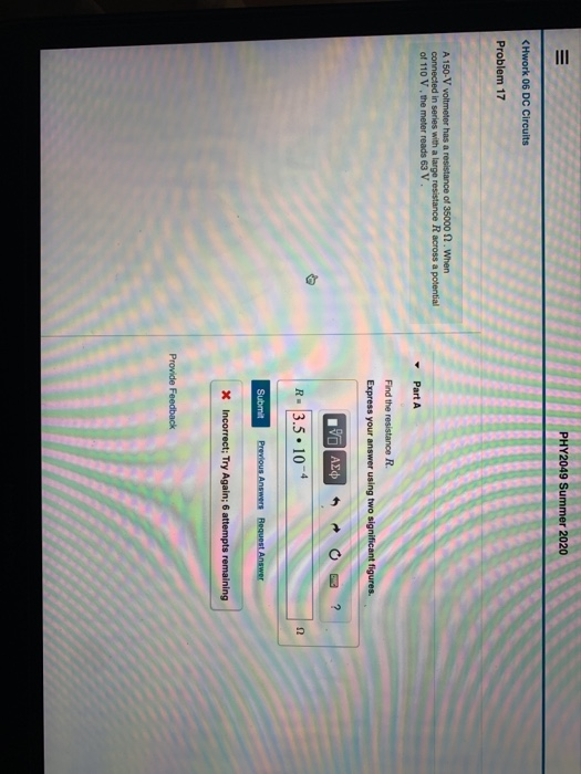 Solved PHY2049 Summer 2020