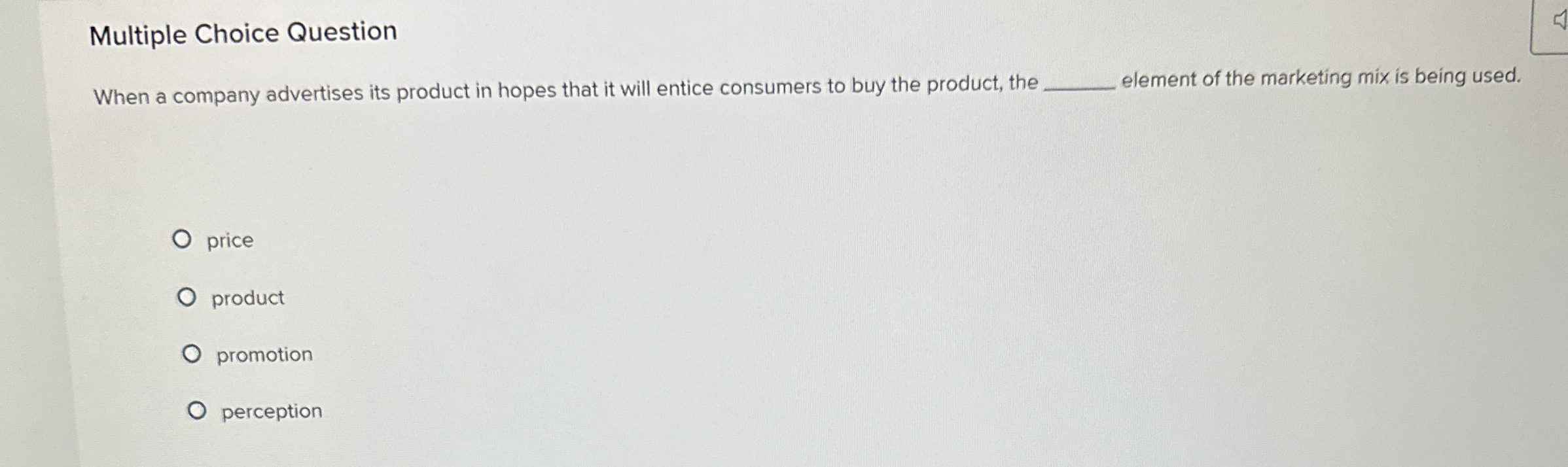 Solved Multiple Choice QuestionWhen a company advertises its | Chegg.com