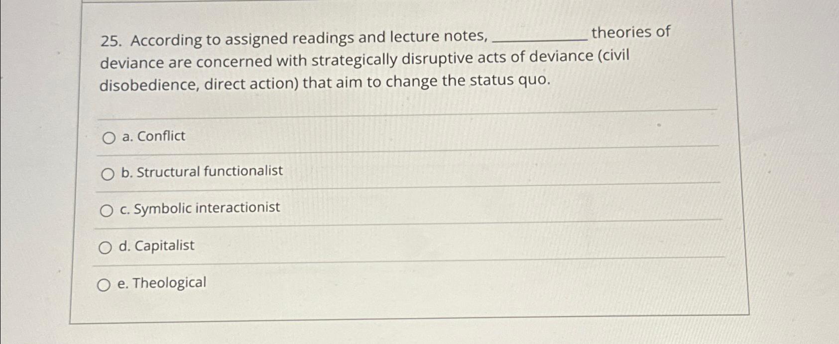 Solved According to assigned readings and lecture notes, | Chegg.com